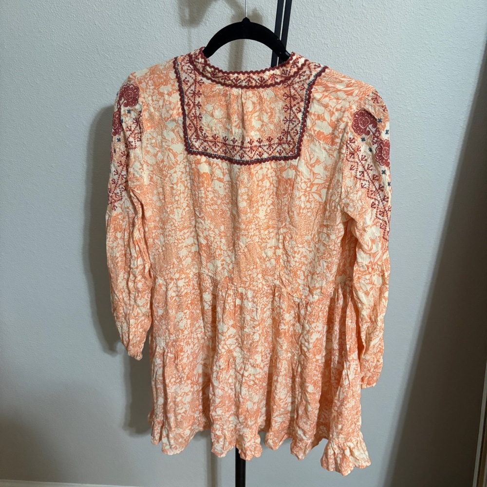 Claudia Embroidered Babydoll Tunic - Picture 2 of 6